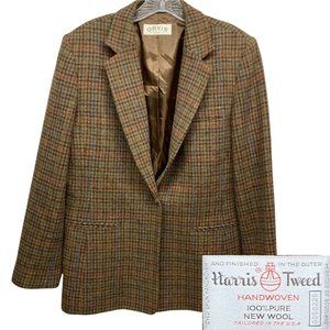Orvis Harris Tweed Women’s Tweed Blazer Size 14